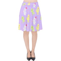 My Adventure Pastel Velvet High Waist Skirt by thePastelAbomination