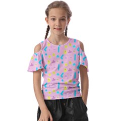 Arcade Dreams Pink Kids  Butterfly Cutout Tee by thePastelAbomination