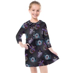 Halloween Fun! Kids  Quarter Sleeve Shirt Dress by Mezalola