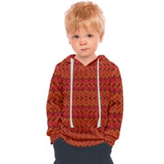Red Pattern Kids  Overhead Hoodie by Sparkle