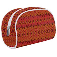 Red Pattern Make Up Case (medium) by Sparkle