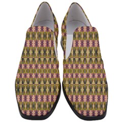 Digital Illusion Women Slip On Heel Loafers by Sparkle