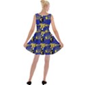 Abstract Emeror Angel Fish Velvet Skater Dress View2