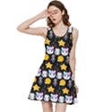 Cats Sun Stars Inside Out Racerback Dress View1