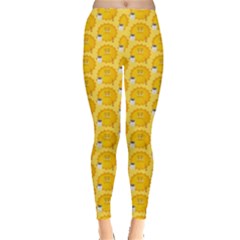 Cartoon Pattern Leggings  by Sparkle