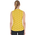 Cartoon Pattern Mock Neck Shell Top View2