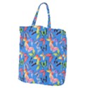 Bright Butterflies Circle In The Air Giant Grocery Tote View2