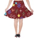 Gingy Red Velvet High Waist Skirt View2