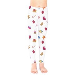 Christmas Elements Kids  Leggings by SychEva