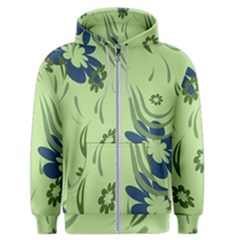 Folk Flowers Print Floral Pattern Ethnic Art Men s Zipper Hoodie by Eskimos