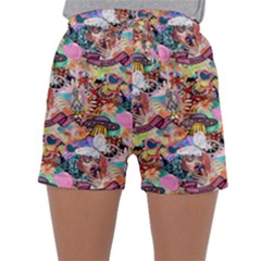 Retro Color Sleepwear Shorts by Sparkle