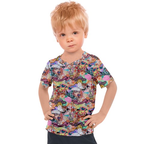 Retro Color Kids  Sports Tee by Sparkle