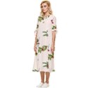 Rowan Branches And Spruce Branches Bow Sleeve Chiffon Midi Dress View2