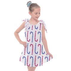 Christmas Candy Kids  Tie Up Tunic Dress by SychEva