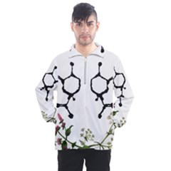 Chirality Men s Half Zip Pullover by Limerence