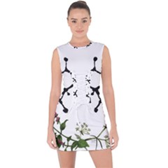 Chirality Lace Up Front Bodycon Dress by Limerence