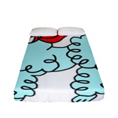 Doodle Poodle  Fitted Sheet (full/ Double Size) by IIPhotographyAndDesigns