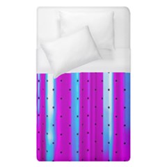 Warped Stripy Dots Duvet Cover (single Size) by essentialimage365