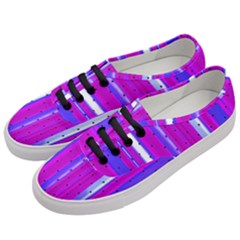 Warped Stripy Dots Women s Classic Low Top Sneakers by essentialimage365