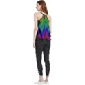 Abstract rainbow curves pattern Flowy Camisole Tank Top View2