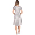 Illusion Waves Classic Short Sleeve Dress View4