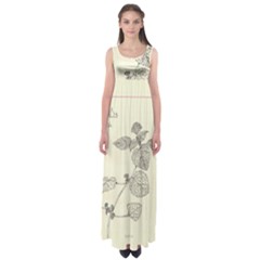 Lemon Balm Empire Waist Maxi Dress by Limerence