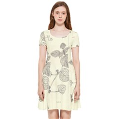 Lemon Balm Inside Out Cap Sleeve Dress by Limerence