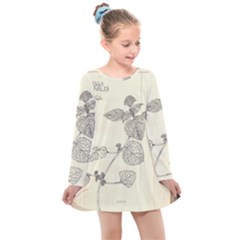 Lemon Balm Kids  Long Sleeve Dress by Limerence