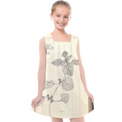 Lemon Balm Kids  Cross Back Dress by Limerence