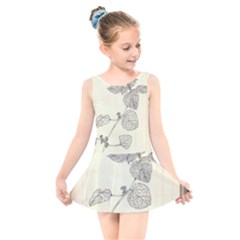 Lemon Balm Kids  Skater Dress Swimsuit by Limerence