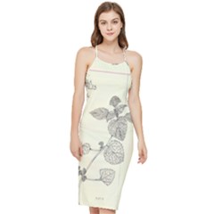 Lemon Balm Bodycon Cross Back Summer Dress by Limerence