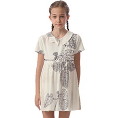 Lemon Balm Kids  Asymmetric Collar Dress by Limerence