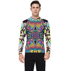 375 Chroma Digital Art Custom Kal00012 Men s Long Sleeve Rash Guard by Drippycreamart