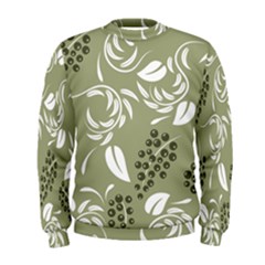 Folk Flowers Print Floral Pattern Ethnic Art Men s Sweatshirt by Eskimos