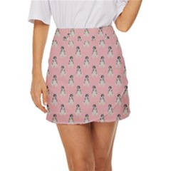 Cute Husky Mini Front Wrap Skirt by SychEva