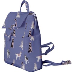 Husky Dogs With Sparkles Buckle Everyday Backpack by SychEva