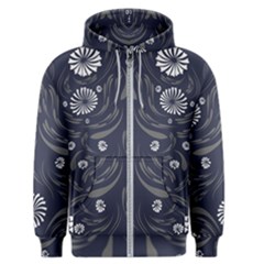 Folk Flowers Print Floral Pattern Ethnic Art Men s Zipper Hoodie by Eskimos