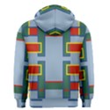 Abstract pattern geometric backgrounds   Men s Zipper Hoodie View2