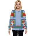 Abstract pattern geometric backgrounds   Hidden Pocket Sweatshirt View1