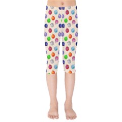 Christmas Balls Kids  Capri Leggings  by SychEva