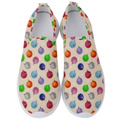 Christmas Balls Men s Slip On Sneakers by SychEva