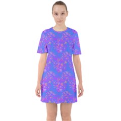 Sea Fan Sixties Short Sleeve Mini Dress by SeaworthyClothing