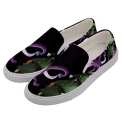 Octopus Black Men s Canvas Slip Ons by Blueketchupshop