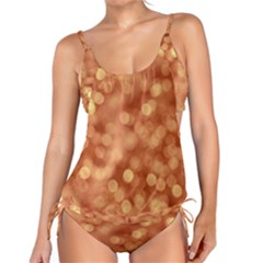 Light Reflections Abstract No7 Peach Tankini Set by DimitriosArt