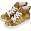 Orange Papyrus Abstract Kids  Hi-Top Skate Sneakers View2