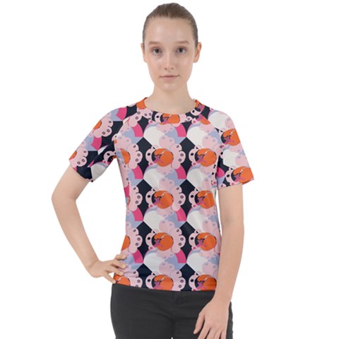 Digi Anim Women s Sport Raglan Tee by Sparkle