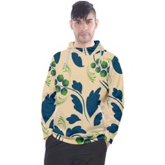 Folk Flowers Print Floral Pattern Ethnic Art Men s Pullover Hoodie by Eskimos