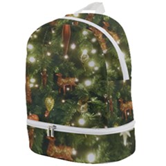 Christmas Tree Decoration Photo Zip Bottom Backpack by dflcprintsclothing