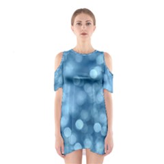 Light Reflections Abstract No8 Cool Shoulder Cutout One Piece Dress by DimitriosArt