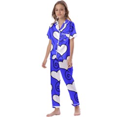 S1e1sue3 Kids  Satin Short Sleeve Pajamas Set by SomethingForEveryone